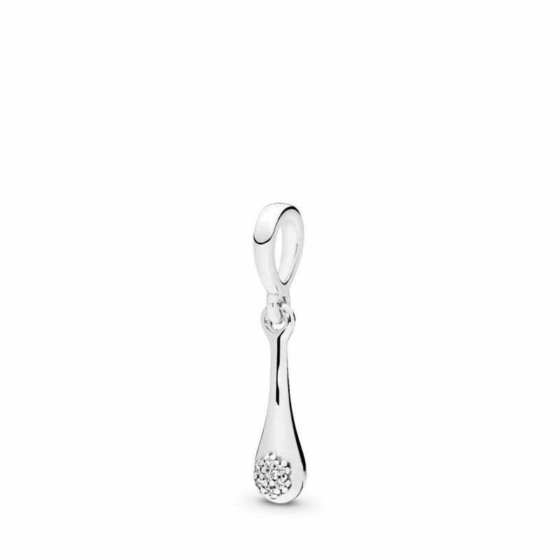 Pandora Modern Lovepods™ Pendant Ireland - Sterling Silver/Cubic Zirconia - 704253RBE